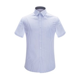 Customized Blue Striped Shirt Design Bank Staff Men's Shirt Shirt Garment Factory 30% Cotton 22% Tencel YMD3006 CHENSHANG SKR058 Customized Blue Striped Shirt Design Bank Staff Men's Shirt Shirt Garment Factory 30% Cotton 22% Tencel YMD3006 CHENSHANG SKR058